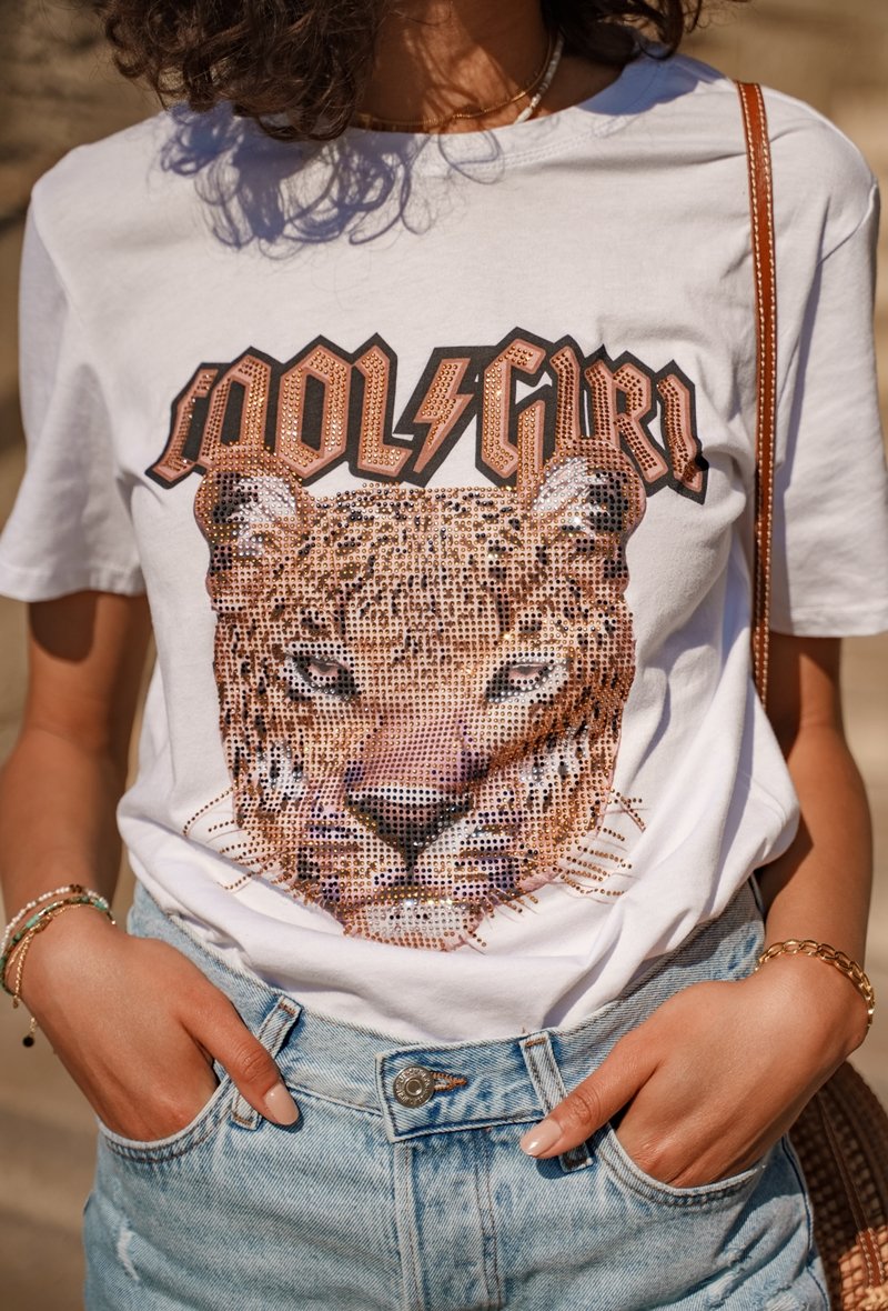 Tiger T-shirt, hvid 
