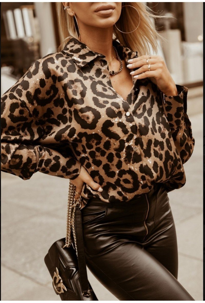 Jolie Leopard skjorte 